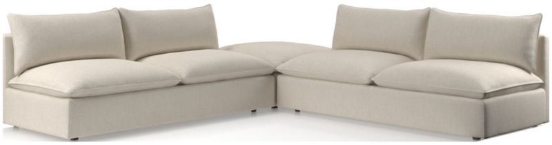 Lotus Deep Modular 3-Piece Sectional Sofa - image 0 of 9