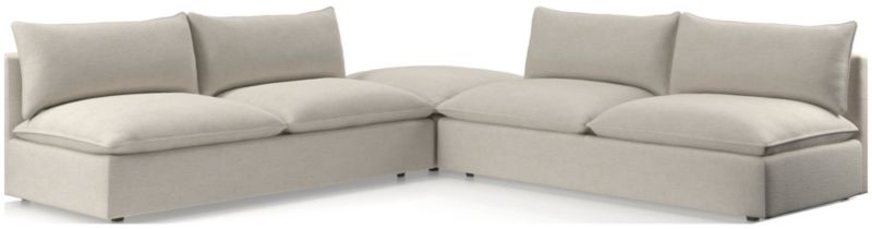 Lotus Deep Modular 3-Piece Sectional Sofa - image 0 of 8