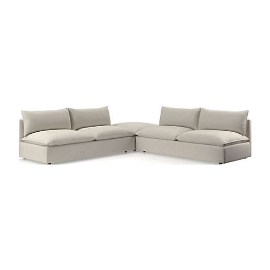 Lotus Deep Modular 3-Piece Sectional Sofa