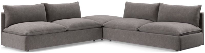 Lotus Deep Modular 3-Piece Sectional Sofa - image 0 of 8