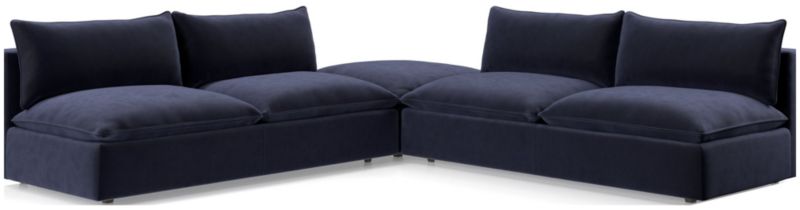 Lotus Deep Modular 3-Piece Sectional Sofa - image 0 of 8