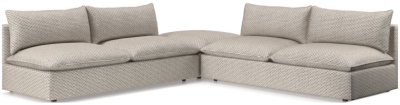 Lotus Deep Modular 3-Piece Sectional Sofa - image 0 of 9