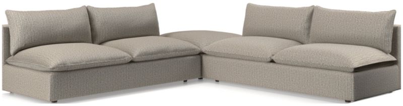 Lotus Deep Modular 3-Piece Sectional Sofa - image 0 of 8