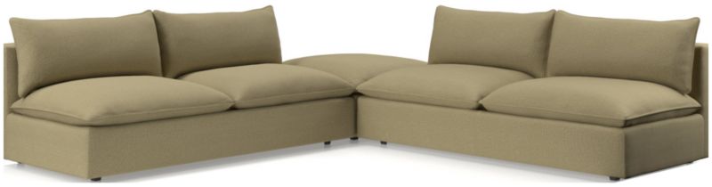 Lotus Deep Modular 3-Piece Sectional Sofa - image 0 of 8