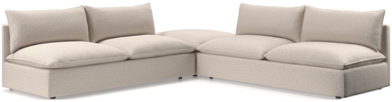 Lotus Deep Modular 3-Piece Sectional Sofa - image 0 of 8