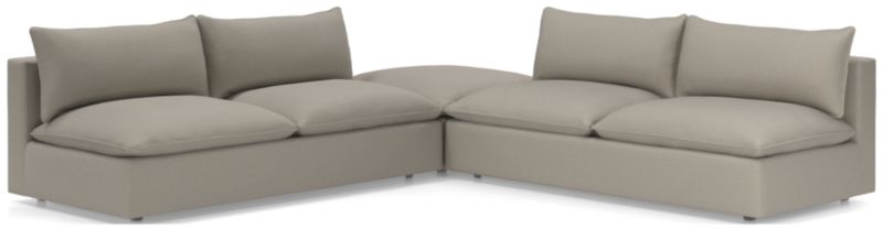 Lotus Deep Modular 3-Piece Sectional Sofa - image 0 of 8