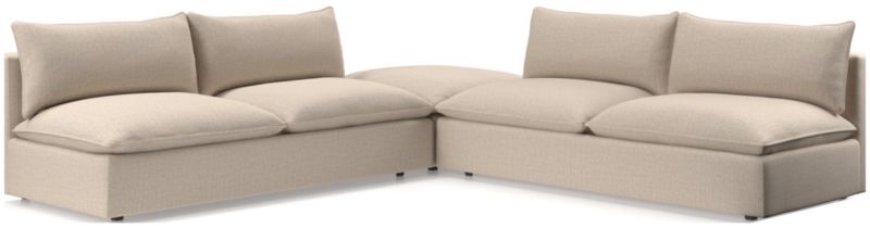 Lotus Deep Modular 3-Piece Sectional Sofa - image 0 of 8