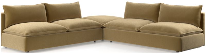 Lotus Deep Modular 3-Piece Sectional Sofa - image 0 of 8