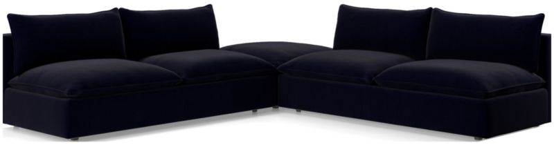 Lotus Deep Modular 3-Piece Sectional Sofa - image 0 of 8