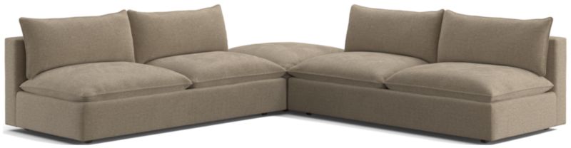 Lotus Deep Modular 3-Piece Sectional Sofa - image 0 of 8