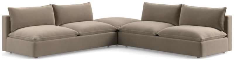 Lotus Deep Modular 3-Piece Sectional Sofa - image 0 of 8