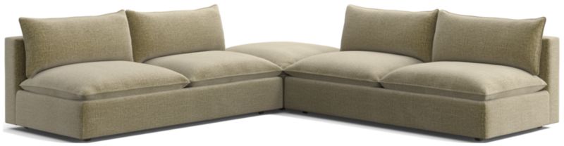 Lotus Deep Modular 3-Piece Sectional Sofa - image 0 of 9