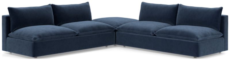 Lotus Deep Modular 3-Piece Sectional Sofa - image 0 of 8