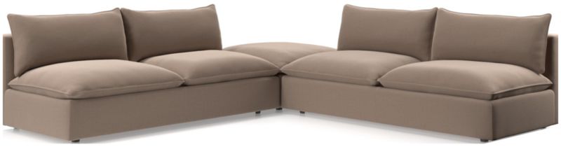 Lotus Deep Modular 3-Piece Sectional Sofa - image 0 of 8