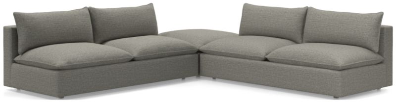 Lotus Deep Modular 3-Piece Sectional Sofa - image 0 of 8