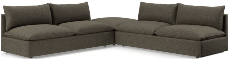 Lotus Deep Modular 3-Piece Sectional Sofa - image 0 of 8