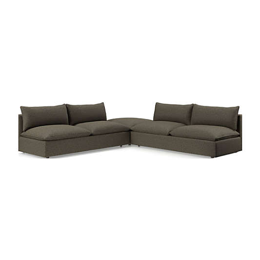 Lotus Deep Modular 3-Piece Sectional Sofa