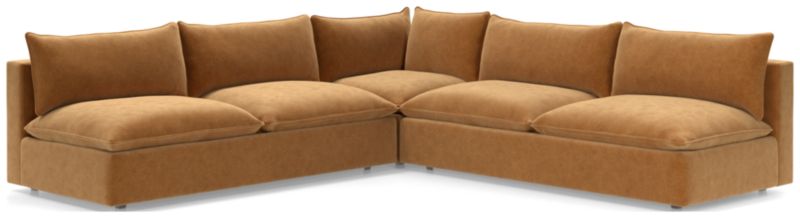 Lotus Deep Modular 3-Piece Corner Sectional Sofa - image 0 of 9