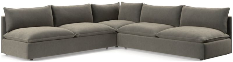 Lotus Deep Modular 3-Piece Corner Sectional Sofa - image 0 of 8