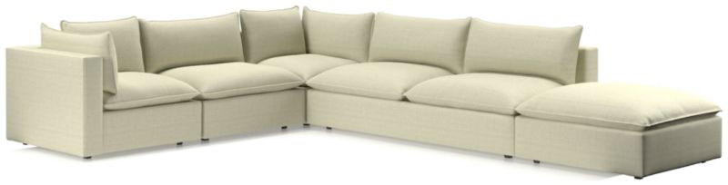 Lotus Deep Modular 5-Piece Low Sectional - image 0 of 9