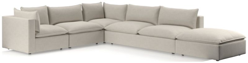 Lotus Deep Modular 5-Piece Low Sectional - image 0 of 9