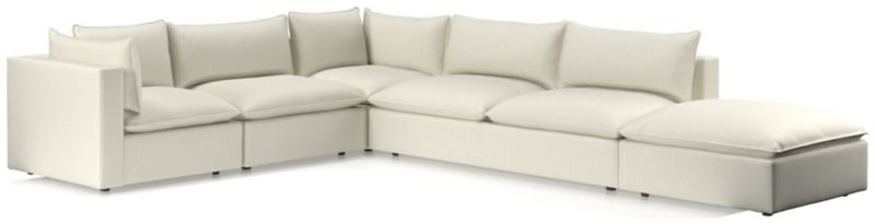 Lotus Deep Modular 5-Piece Low Sectional - image 0 of 9