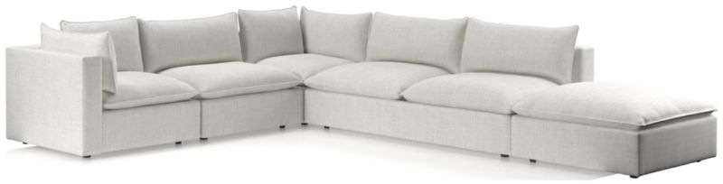 Lotus Deep Modular 5-Piece Low Sectional - image 0 of 9