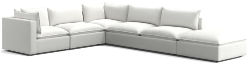 Lotus Deep Modular 5-Piece Low Sectional - image 0 of 9