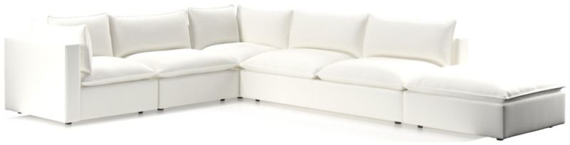 Lotus Deep Modular 5-Piece Low Sectional - image 0 of 9