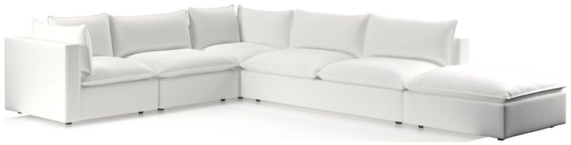 Lotus Deep Modular 5-Piece Low Sectional - image 0 of 9