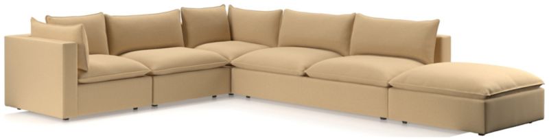 Lotus Deep Modular 5-Piece Low Sectional - image 0 of 11