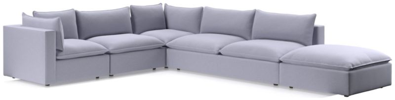 Lotus Deep Modular 5-Piece Low Sectional - image 0 of 9