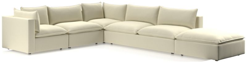 Lotus Deep Modular 5-Piece Low Sectional - image 0 of 9