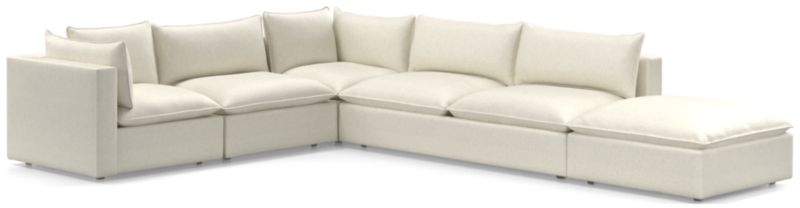 Lotus Deep Modular 5-Piece Low Sectional - image 0 of 9