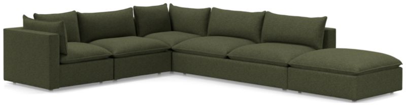 Lotus Deep Modular 5-Piece Low Sectional - image 0 of 9