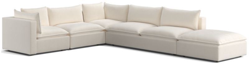 Lotus Deep Modular 5-Piece Low Sectional - image 0 of 9