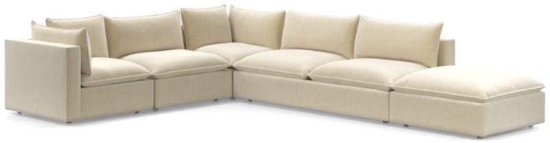 Lotus Deep Modular 5-Piece Low Sectional - image 0 of 9