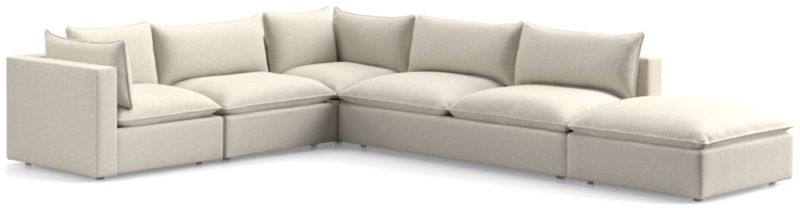 Lotus Deep Modular 5-Piece Low Sectional - image 0 of 9