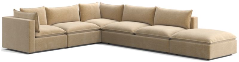 Lotus Deep Modular 5-Piece Low Sectional - image 0 of 10