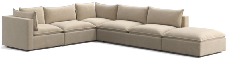 Lotus Deep Modular 5-Piece Low Sectional - image 0 of 9