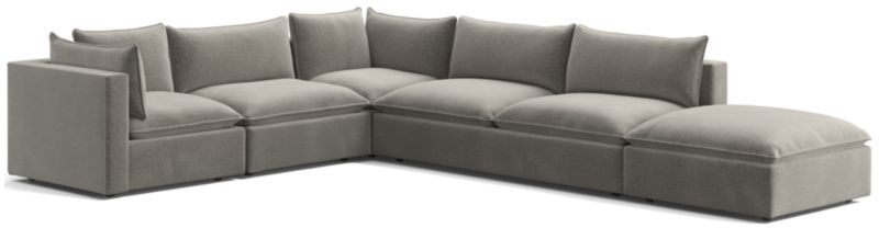 Lotus Deep Modular 5-Piece Low Sectional - image 0 of 9