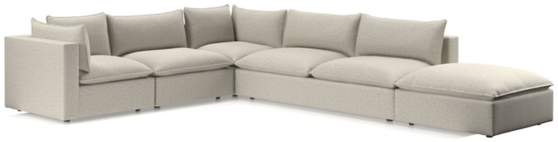 Lotus Deep Modular 5-Piece Low Sectional - image 0 of 9