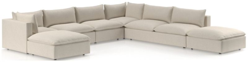 Lotus Deep Modular 7-Piece Sectional Sofa - image 0 of 8