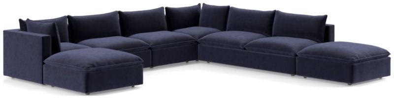 Lotus Deep Modular 7-Piece Sectional Sofa - image 0 of 11