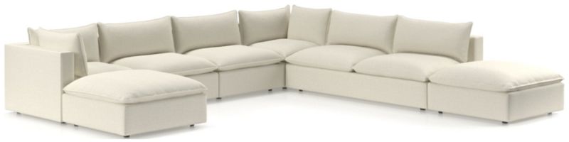 Lotus Deep Modular 7-Piece Sectional Sofa - image 0 of 8