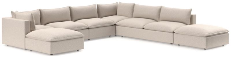 Lotus Deep Modular 7-Piece Sectional Sofa - image 0 of 8