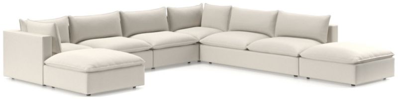 Lotus Deep Modular 7-Piece Sectional Sofa - image 0 of 11