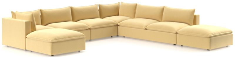 Lotus Deep Modular 7-Piece Sectional Sofa - image 0 of 8