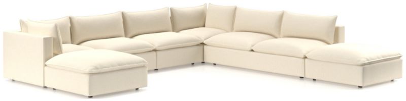 Lotus Deep Modular 7-Piece Sectional Sofa - image 0 of 8