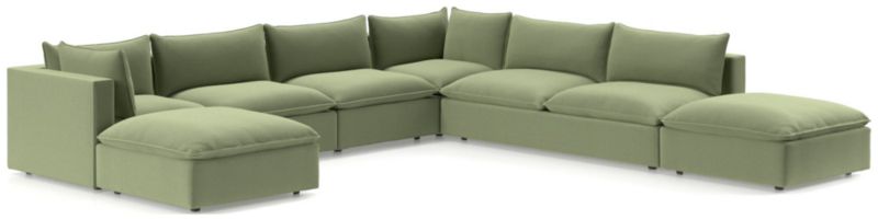 Lotus Deep Modular 7-Piece Sectional Sofa - image 0 of 8